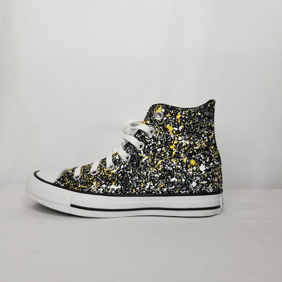Converse Unisex CTAS Splatter Paint Hi Tops Women Size 7 #A00468F NWT - Picture 6 of 10
